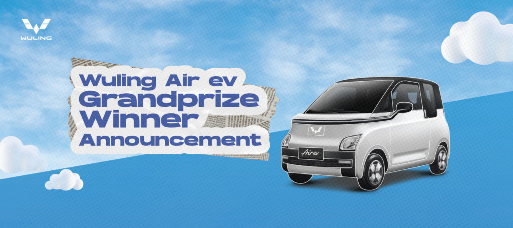 Selamat Kepada Pemenang Grand Prize Wuling Air ev! Selamat Kepada Pemenang Grand Prize Wuling Air ev!
